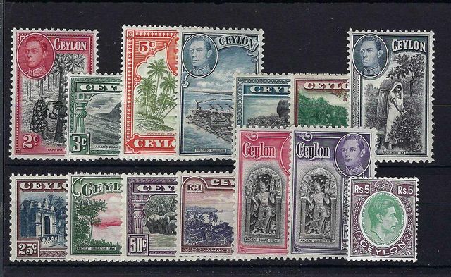 Image of Ceylon/Sri Lanka SG 386c/97a UMM British Commonwealth Stamp